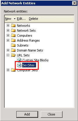 Block Websites in ISA Server