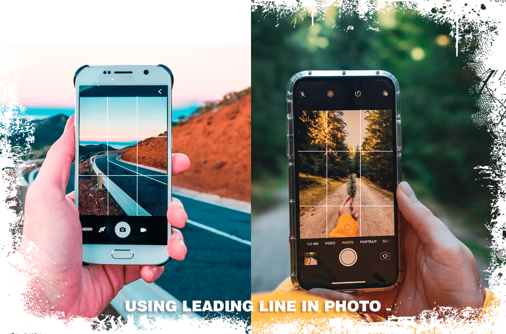 Using leading lines in a photo